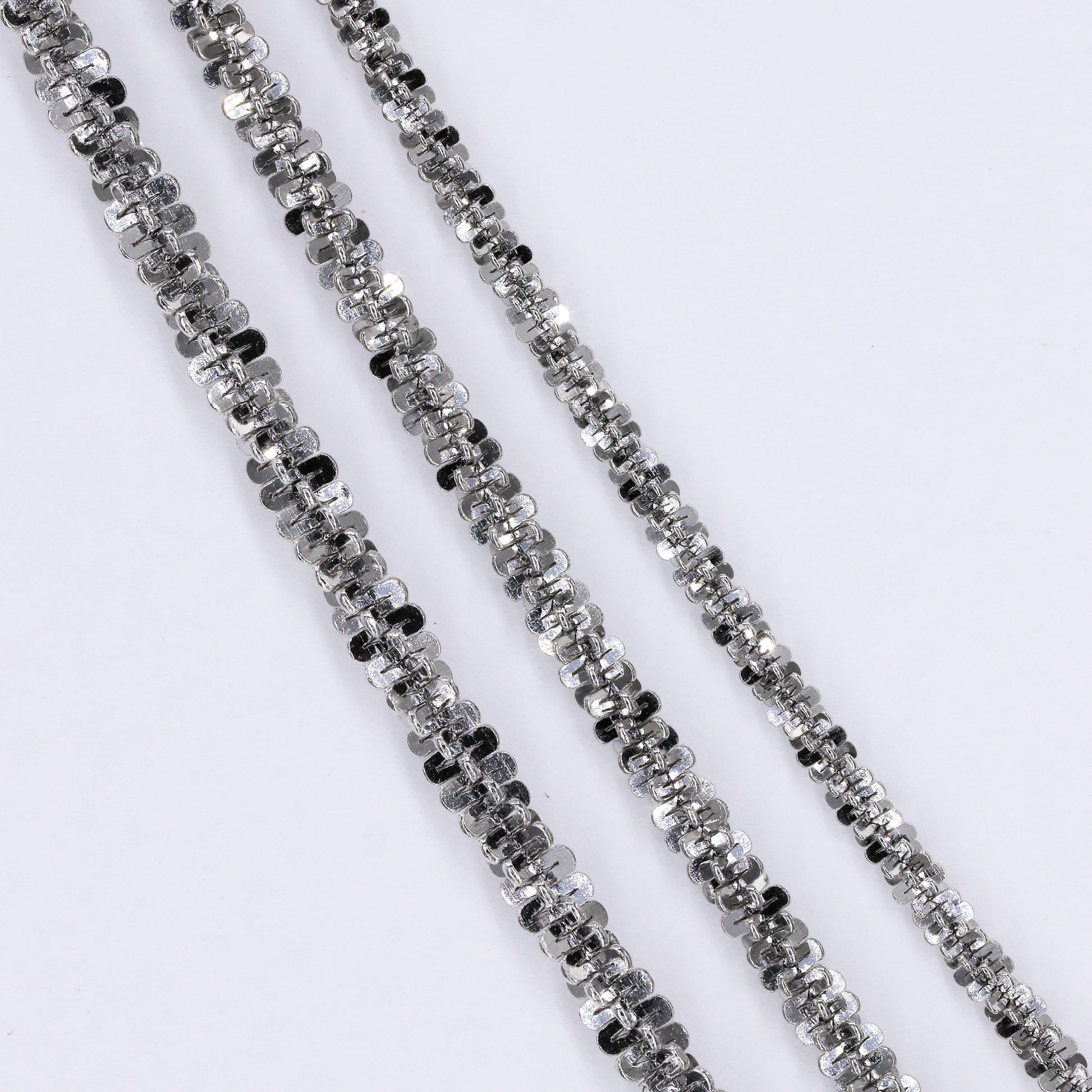 Cactus Cut Link Chain - Moissanite Bazaar - moissanitebazaar.com