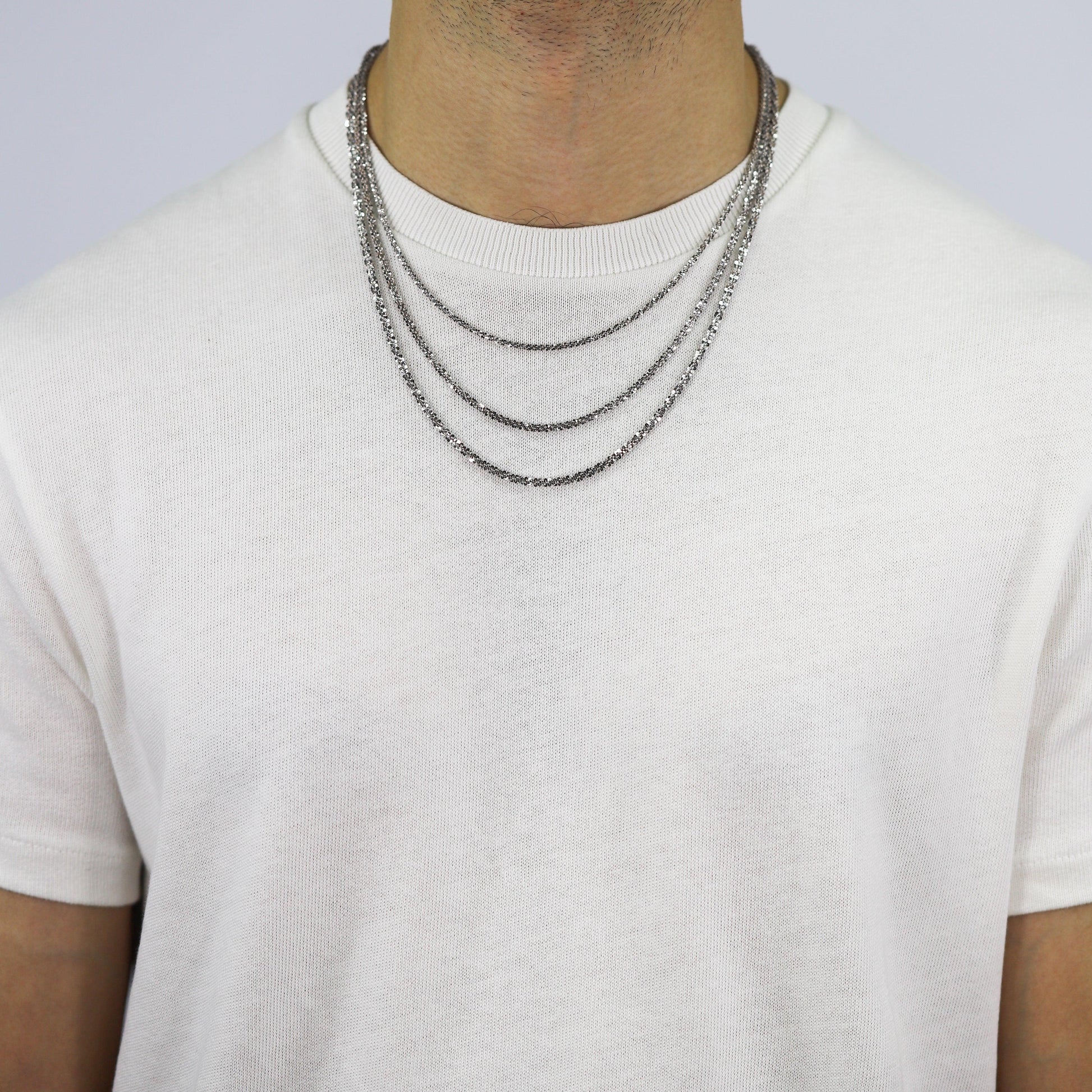 Cactus Cut Link Chain - Moissanite Bazaar - moissanitebazaar.com