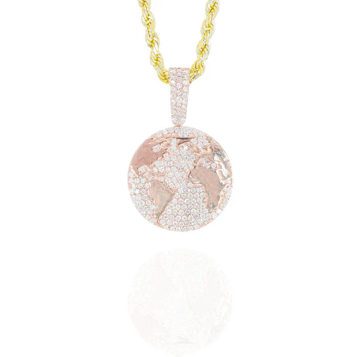 World is Yours Diamond Pendant