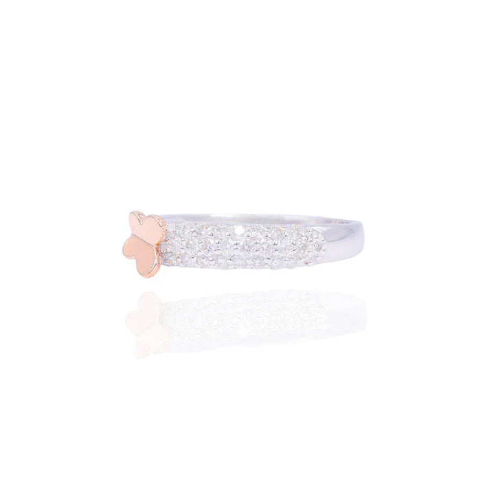 Touch Of Butterfly Diamond Band