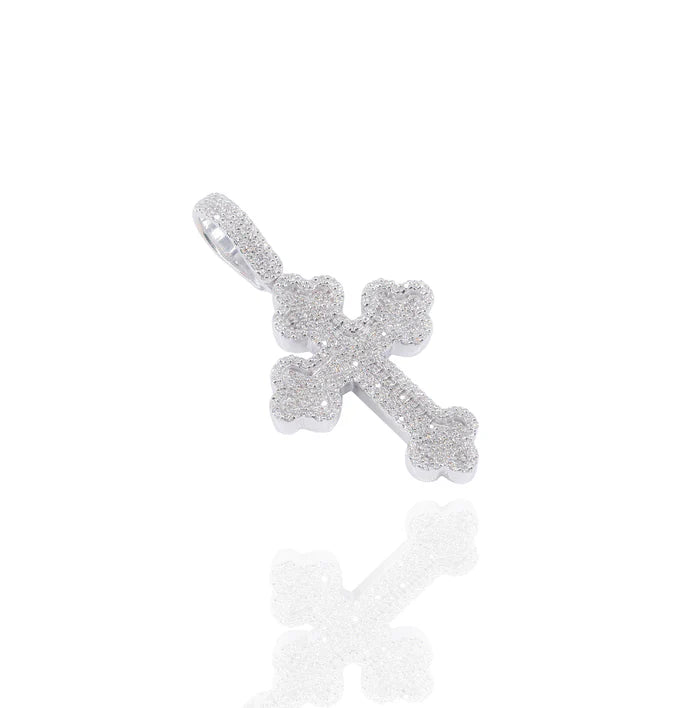 Diamond Roman Cross Pendant