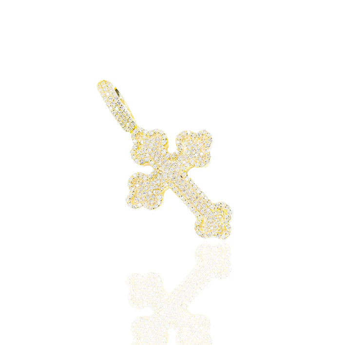 Diamond Roman Cross Pendant