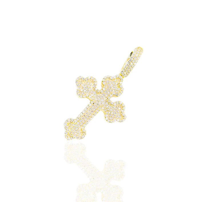 Diamond Roman Cross Pendant