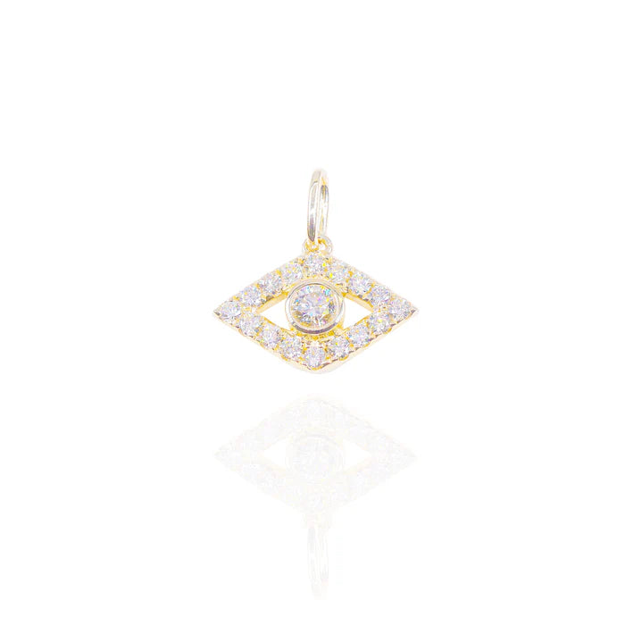 50-Pointer Center Evil Eye Charm Pendant