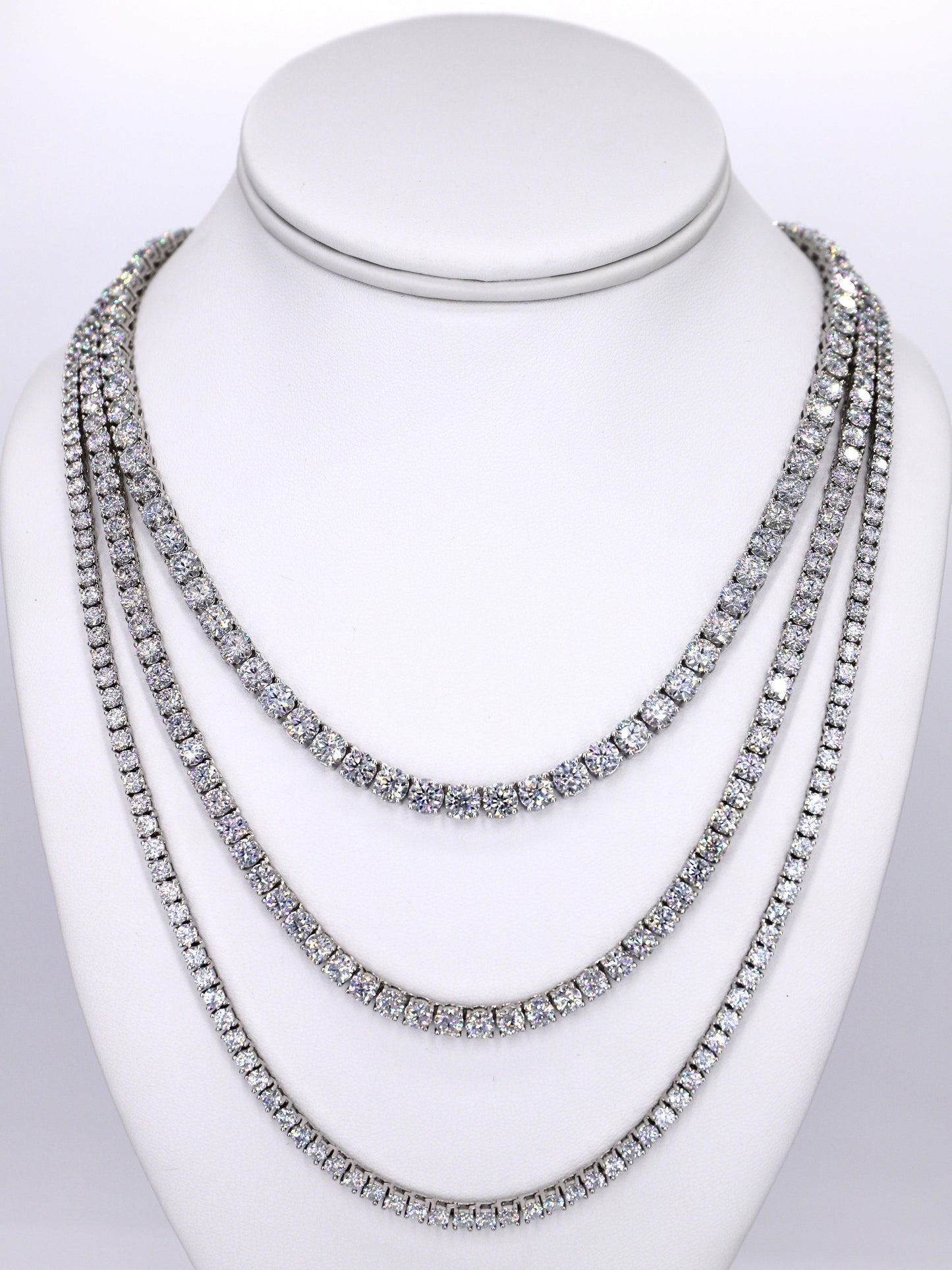 Tennis Chains VVS Moissanite Diamonds - Moissanite Bazaar - moissanitebazaar.com