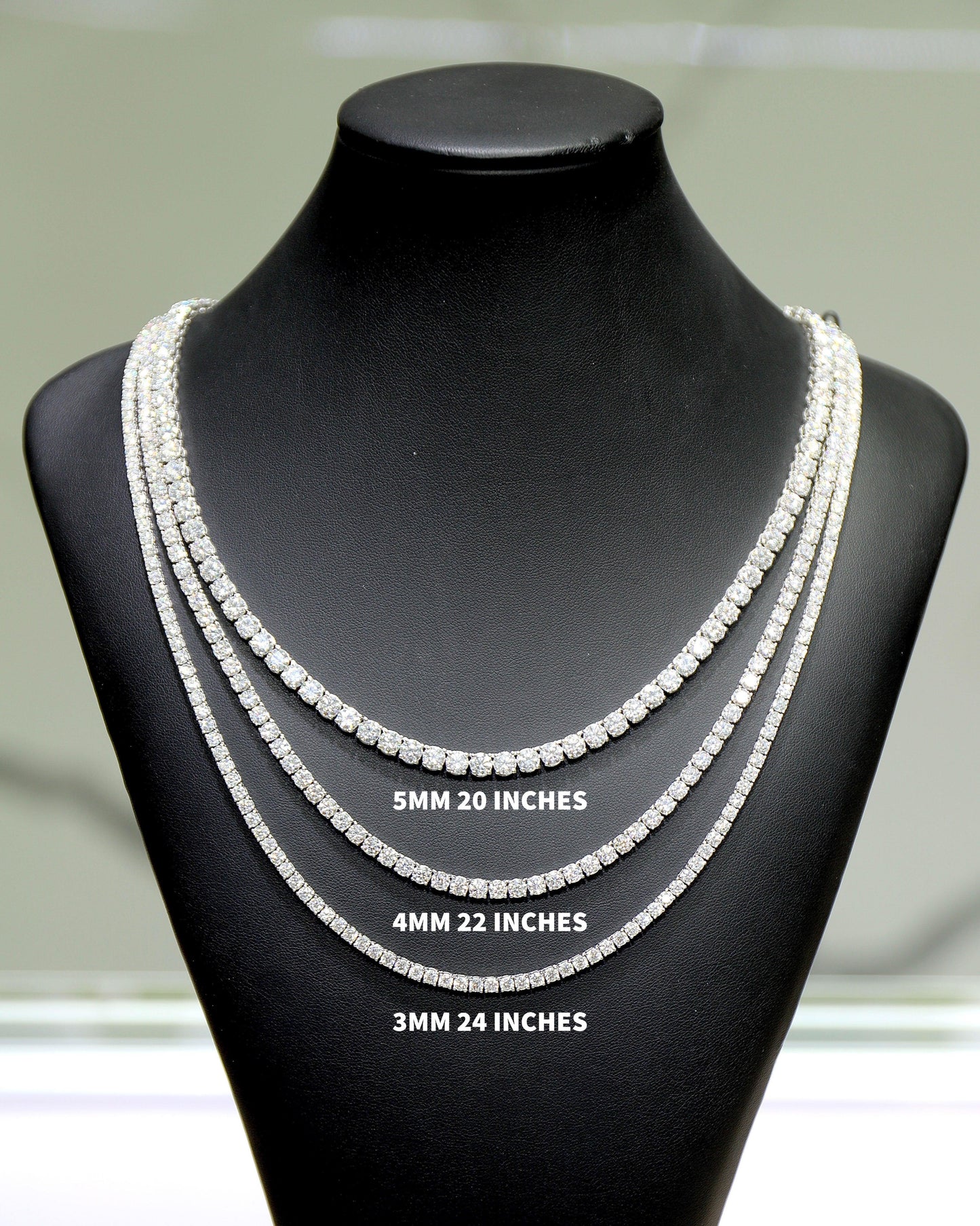 Tennis Chains Moissanite - Moissanite Bazaar - moissanitebazaar.com