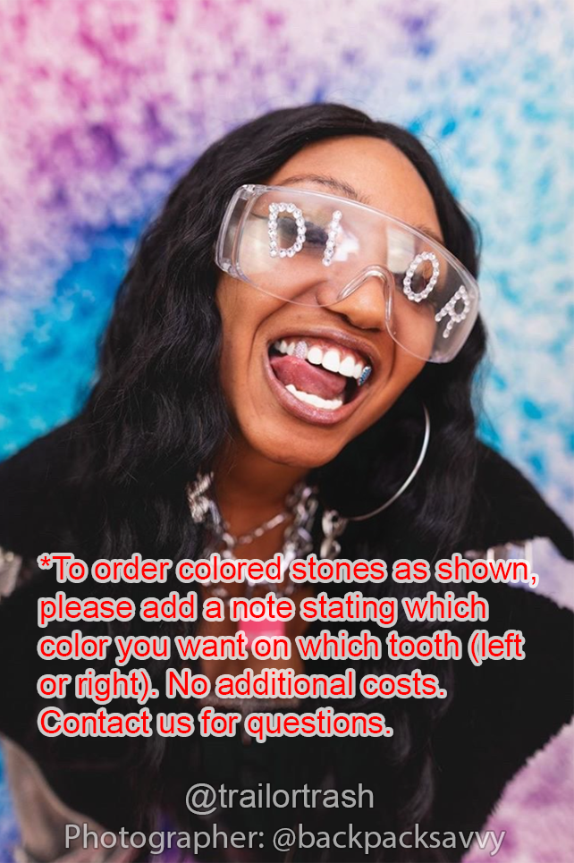 Custom Gold Iced Out Grillz Bridge Bar