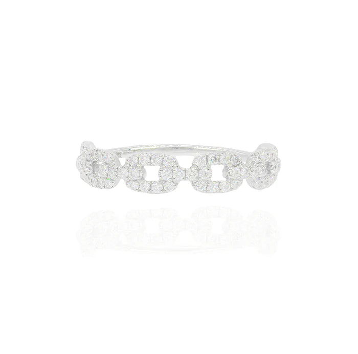 Small Hermes Diamond Ring